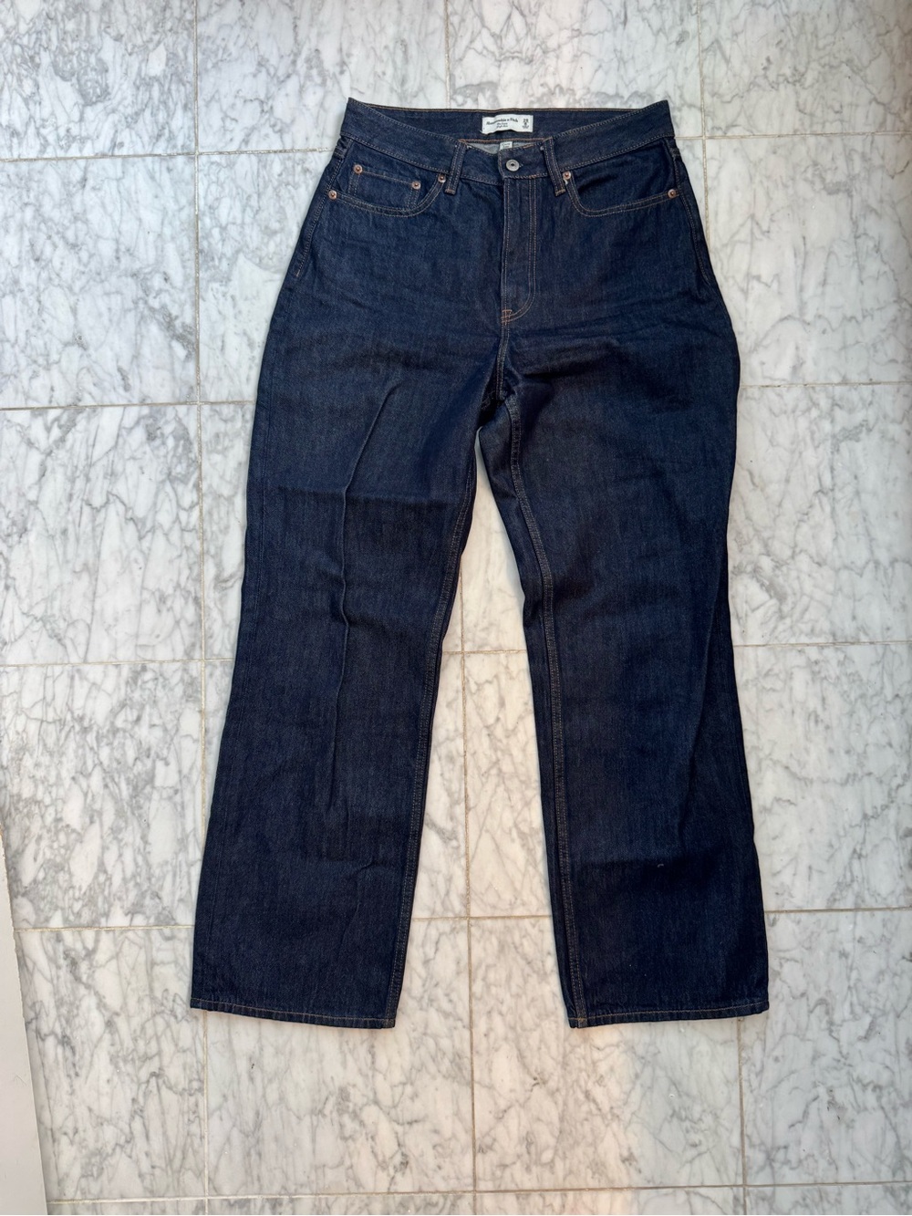 Abercrombie & Fitch Curve Love The Loose High Rise Jeans
